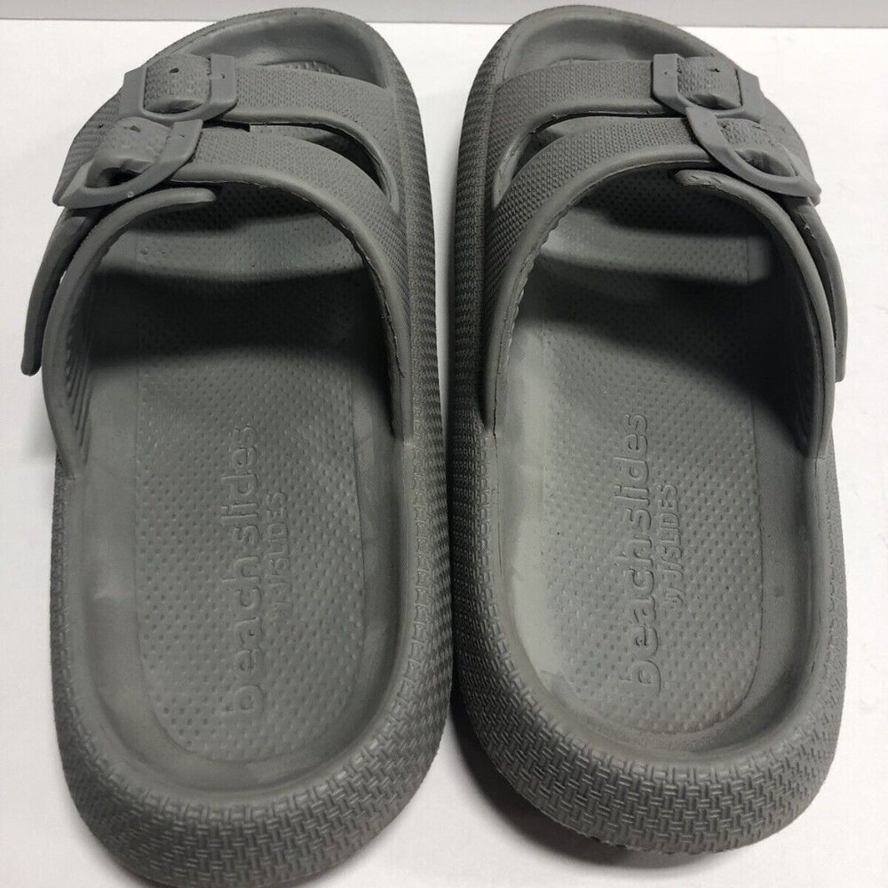 J Slides Women’s Socool Gray Sandals, Size 10m - image 4